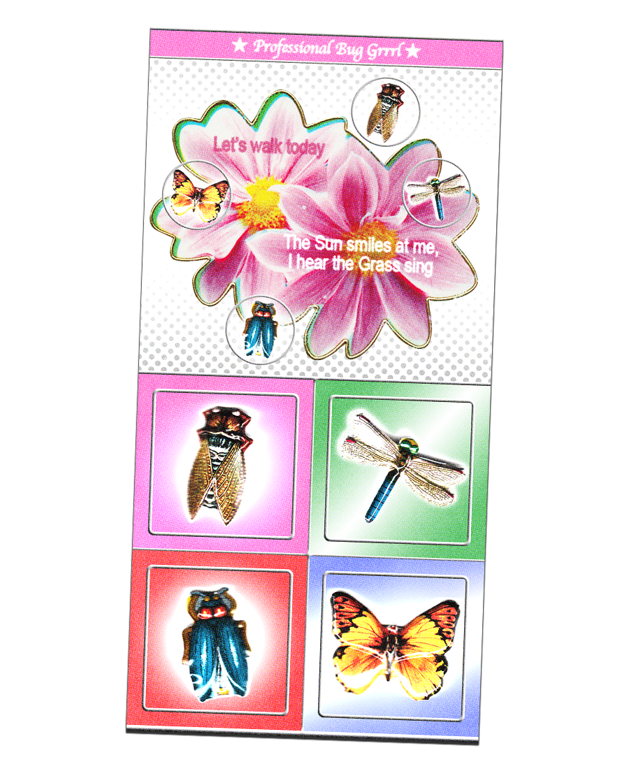 Bug Grrrl (2024) Mixed media design 