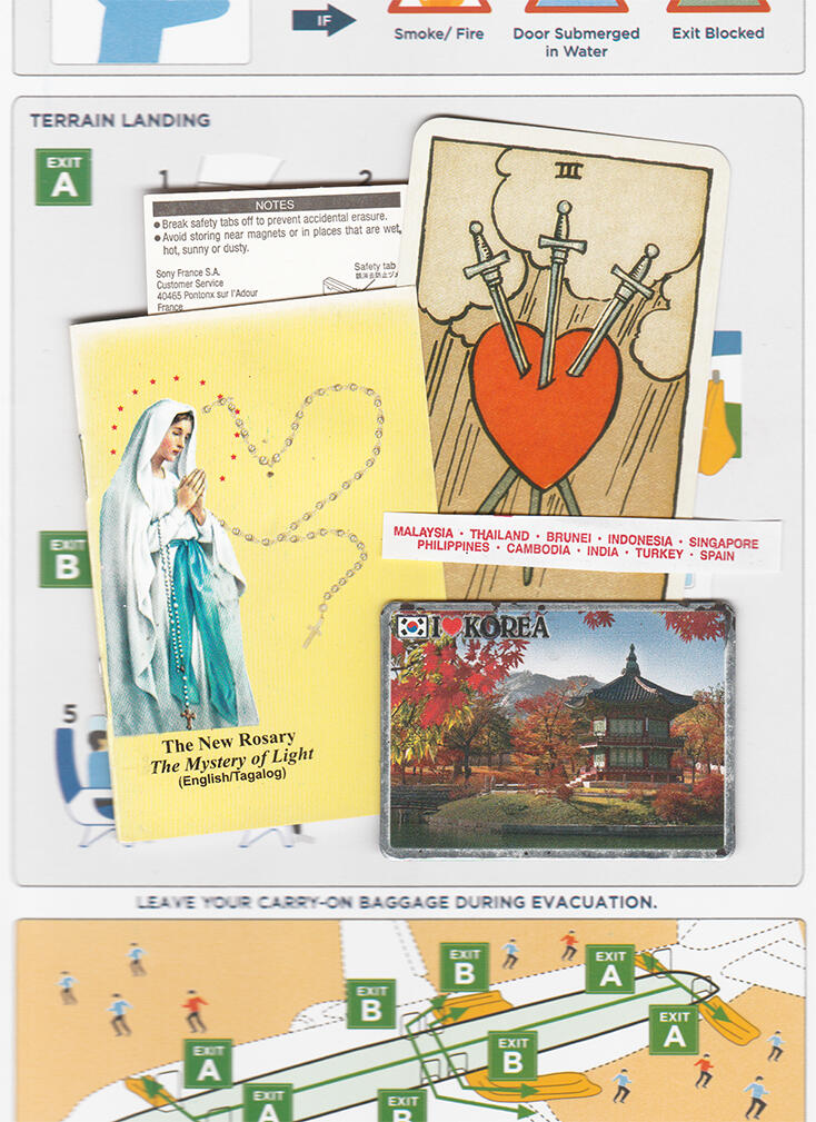 Borrowed Nostalgia (2024) Scanner collage Someday, a piece from a three-part scanner collage experiment. See more