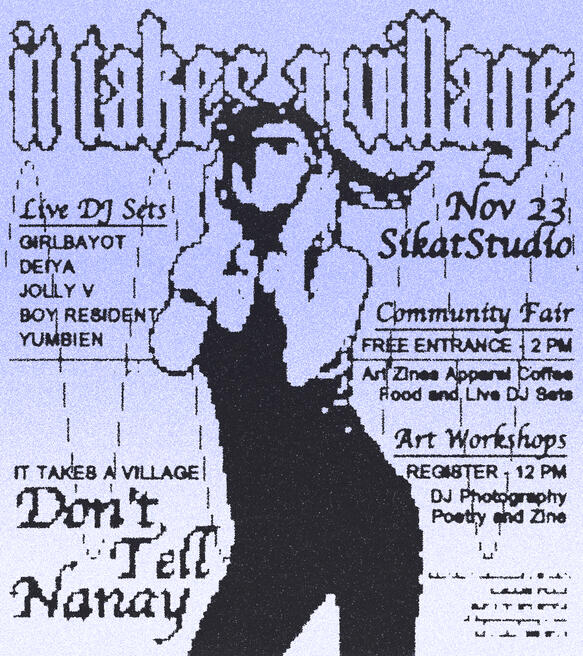 It Takes a Village: DTN Community Fair (2024) Graphic design
