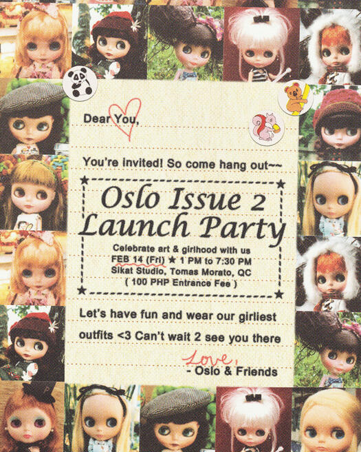 Oslo Issue 2 Launch Party (2025) Mixed media design