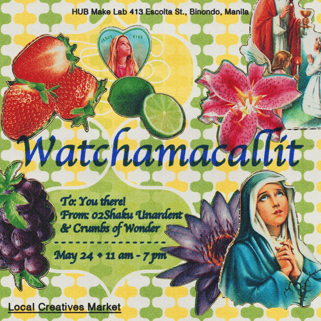 Watchamacallit: Local Creatives Market (2024) Mixed media collage